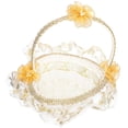 thumbnail image 2 of Heart-Shaped Wedding Flower Petal Basket For Young Girls Romantic Atmosphere 1Set, 2 of 5