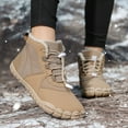 thumbnail image 2 of Men's Ankle Boots Winter Fashion Comfortable -On Lined Outdoor Hiking Shoes Durable Lightweight Casual Footwear for Cold Weather, 2 of 9
