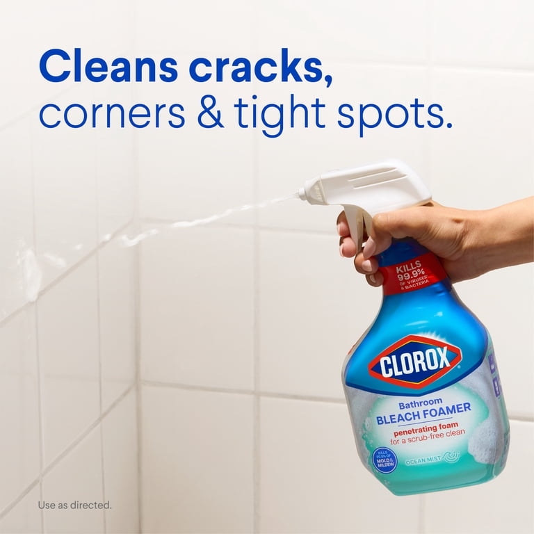 Clorox Bleach Foamer Bathroom Cleaner Spray, 2 Pack photo 5