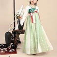 thumbnail image 2 of Kids Traditional Chinese Hanfu for Girls Boys, Ancient Scholar Guoxue Outfit, Children's Cultural Performance Dress, 2 of 5