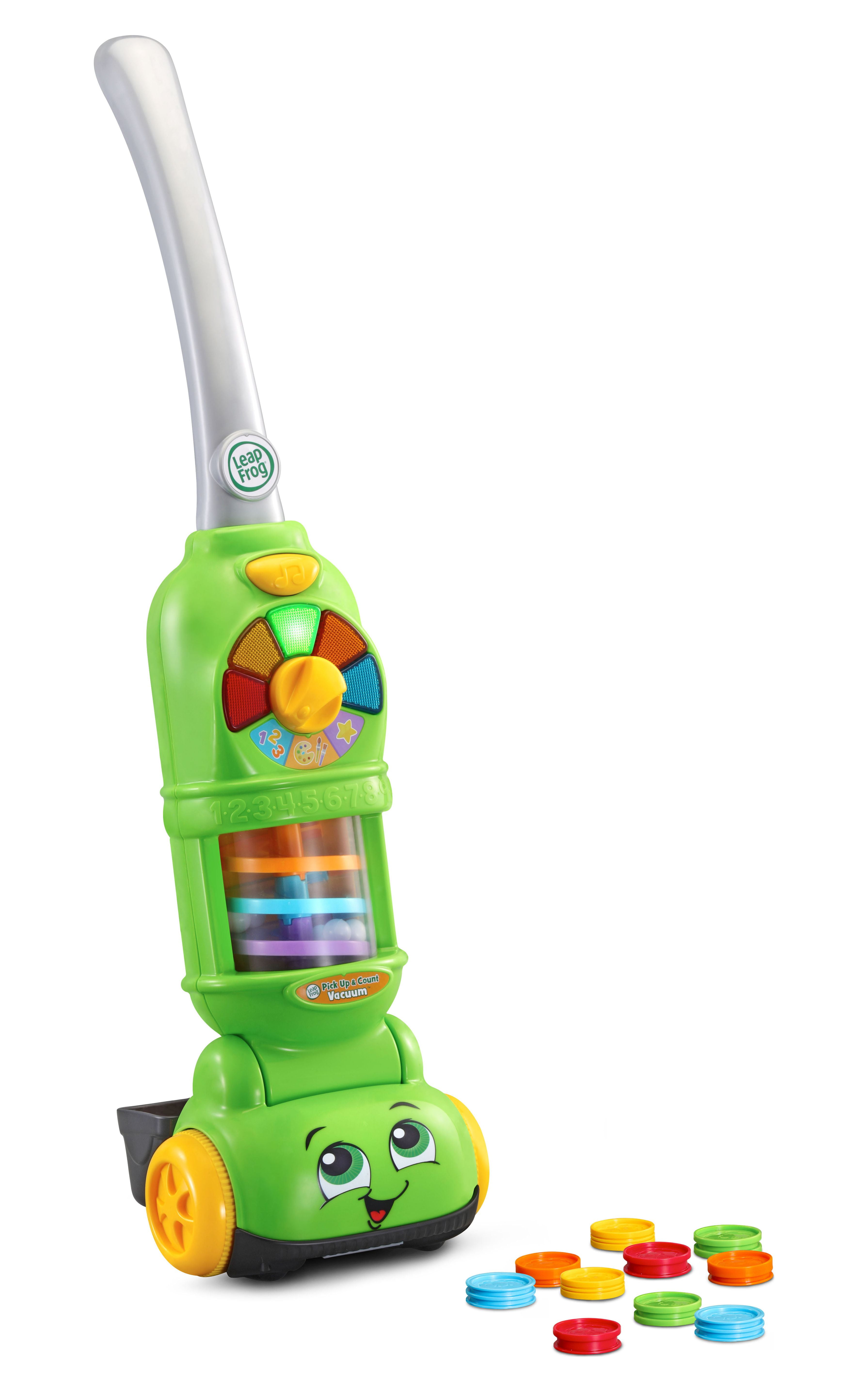 LeapFrog® Pick Up & Count Vacuum™, Unisex Toy with 10 Colorful Play Pieces