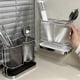 thumbnail image 2 of A- Toothbrush Holders for Bathrooms, 2 Cups Toothbrush Holder Wall Mounted, Dry & Wet Separation, P, 2 of 5