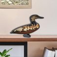 thumbnail image 4 of yuksok Multilayer Carved Duck Silhouette Creative Handmade for Desktop Shelf Office, 4 of 8