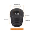 thumbnail image 2 of Unique Bargains 10Pcs Round Black Tube Inserts with M8 Thread, for 19mm/0.75' OD Round Tube, 2 of 6