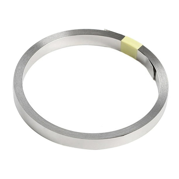 Lámina de níquel para batería de 0,1 mm, 10 m, paquete de batería, correa de soldadura para soldadora por puntos 01 mm x 10 mm x 10 m