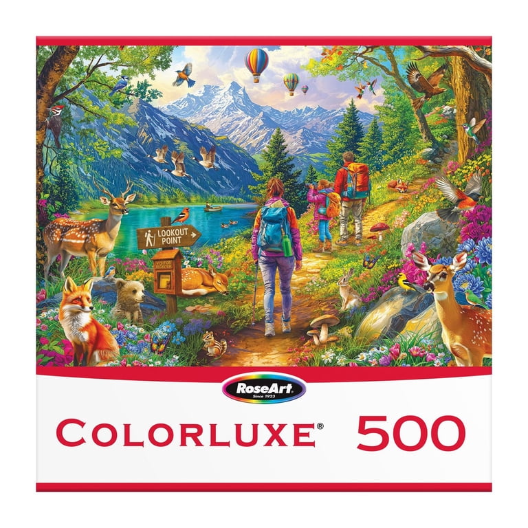 Roseart Colorluxe 500PC Mountain Hiking Trail - Walmart.com
