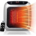 thumbnail image 1 of Ceramic Space Heater with Remote Control, Timer, LED Screen, and Adjustable Heat Options 26s, 1 of 5