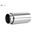 thumbnail image 3 of Fedar 3 inch Inlet 4 Outlet 4.25 Long Dual Wall Flat End Exhaust Tail Pipe Tip, 3 of 4