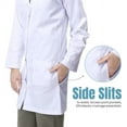 thumbnail image 5 of Professional Scrubs White Lab Coats for Women & Men, Classic Medical Uniform With 3 Pockets 37'' S, 5 of 7