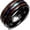 Black, variant on Tungsten Wedding Band Ring 8mm Men Women Koa Wood Abalone Ginger Lyne Collection