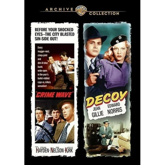 Crime Wave / Decoy (DVD), Warner Archives, Mystery & Suspense
