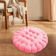 thumbnail image 6 of colaxi Square Biscuit Shape Cushion Seating Cushion Simple Decorations Chair Pad Throw Pillow for Meditation Seat Sofa Playroom Pink, 6 of 9