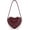 Claret, variant on Women's Arlene Heart Shaped Bag