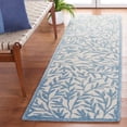 thumbnail image 2 of SAFAVIEH Jardin Zahara Floral Runner Rug, Ivory/Blue, 2'3" x 8', 2 of 11