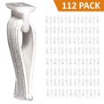 thumbnail image 4 of DMSE Wholesale Glissières Élastiques pour Rideaux, et Roulettes (112 Pack), 4 of 4
