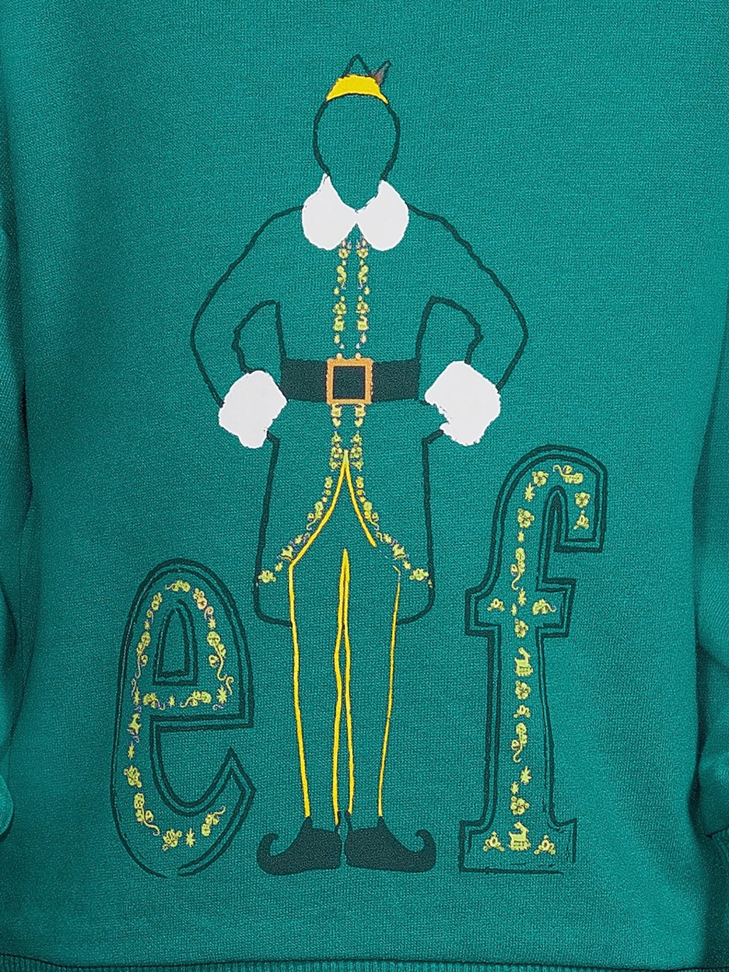 Elf Toddler Girl Buddy Christmas Graphic Sweatshirt, Sizes 12M-5T