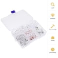 thumbnail image 2 of UPOUART 200Pcs Compact Thumbtacks Plastic Map Pins for Travel Map Office Work, 2 of 8