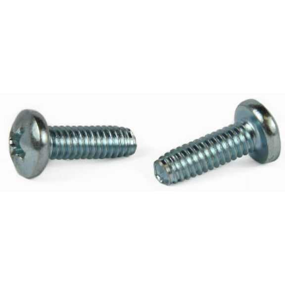 8-32 x 1 3/4" Trilobe Thread Forming Screws for Metal / Phillips / Pan Head / Steel / Zinc - 3000 Piece Carton