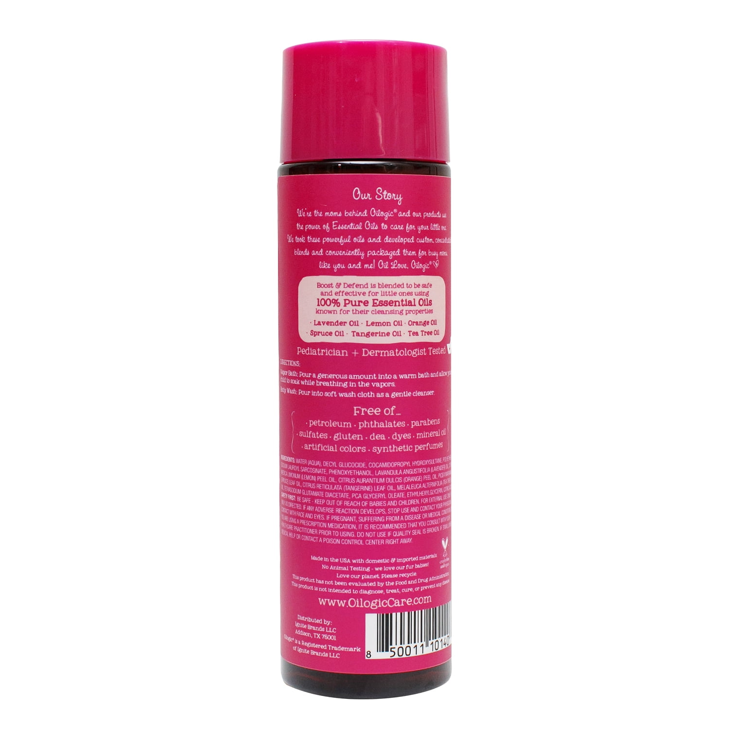 Oilogic Boost & Defend 2-in-1 Essential Oil Vapor Bath & Shampoo