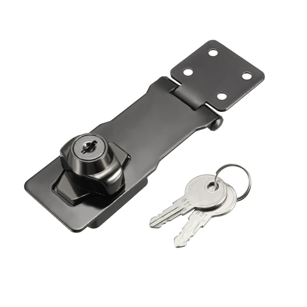 Keyed Hasp Lock 135mm Twist Knob Keyed Locking Hasp for Door