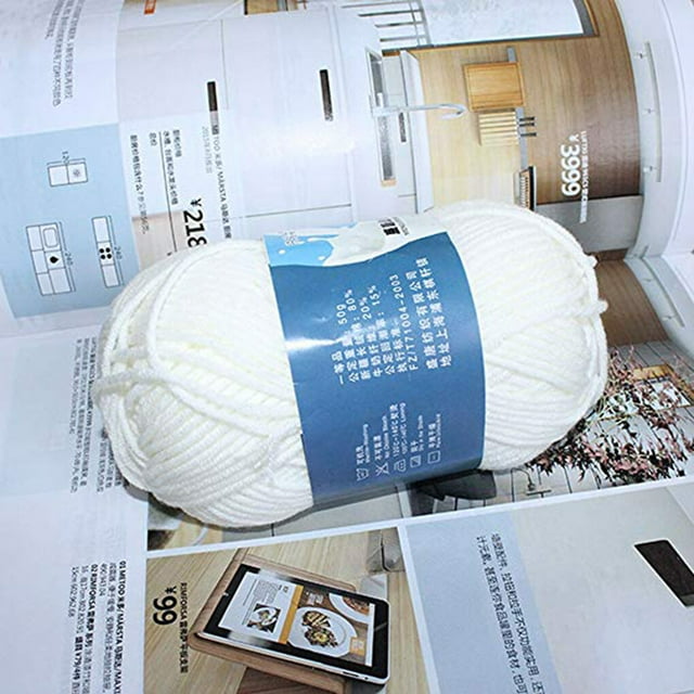 2 Pcs Multicolore Chaud Bricolage Fil de Coton de Lait Fil pour Chandail de Bébé Tricot Enfants Tricoté à la Main Tricoter Couverture Fil de Crochet