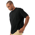 thumbnail image 3 of BELLA + CANVAS Men 7.5 oz Heavyweight T-Shirt, Short Sleeve Crew Neck Cotton Tee, Black, S, 3 of 4