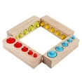 thumbnail image 4 of stanreset Color Cylindrical Socket Toy Wooden Children's Early Education Toy, 4 of 6