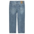 thumbnail image 3 of KIDSCOOL SPACE Baby Boys Jeans,Little Boy Elastic Band Inside Ripped Washed Soft Cotton Denim Pants, 3 of 5