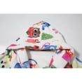 thumbnail image 6 of LYMAYTER Kids Toddler Hooded Cotton Robe for Girls Boys,Printed Fleece Bathrobe Cartoon Soft Bath Towel Breathable Beach Towel Bathrobe, 6 of 7