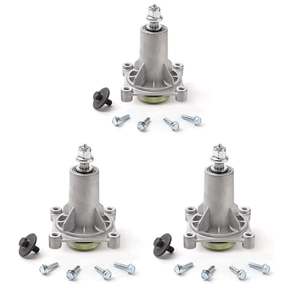 Terre Products, 3 Pack Replacement Lawn Mower Spindle Assembly, Fits 42", 46", 48", 54" Mower Decks, Compatible with Husqvarna 532192870, 532187281, 532187292