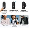 thumbnail image 5 of Varnock HD Action Camera, 4k Mini Baseball POV Camera Waterproof, Action Body Cam with Audio & Video, Mount Anywhere with Necklace, Visus Cam Mini for Vlogging, Travel, Sport, Ding (White, 1080P), 5 of 9