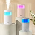 thumbnail image 1 of Iumwxz Smart Home Appliances Colorful Night Humidifier Rechargeable Bedroom Home Office Small Purification Large Spray Mini Humidifier Energy-Saving Pink Plastic Up to 65% Off, 1 of 7