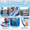 thumbnail image 6 of Gymax 6-in-1 Winter Theme Snowman Inflatable Castle Kids Bounce House with 680W Blower, 6 of 10