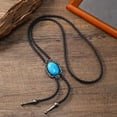 thumbnail image 3 of 1pc Bolo Tie Joyas para Hombre - Collar Vaquero con Colgante 100 Cm jinwen Lazo del bolo del vaquero, 3 of 5