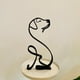 thumbnail image 2 of Escultura artística, estatua, diseño simple, abstracta, perro, figura geométrica, decoración animal. 169x86 cm, 2 of 8