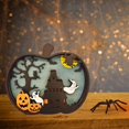 thumbnail image 4 of Decoración de Calabaza frágil Adorno Especial de Halloween Perfecl Hogar de Escritorio Calabaza de Madera, 4 of 8
