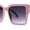 Pink Tortoise Smoke, variant on Womens Thick Horn Rim Butterfly Mod Fashion Plastic Sunglasses Black Tortoise Smoke