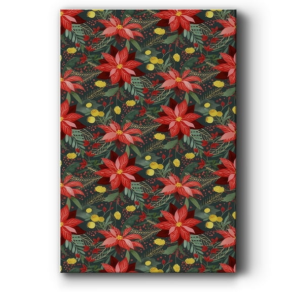 Bright Christmas Night Collection E- Gallery Wrapped Canvas