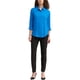 thumbnail image 1 of DKNY - Camiseta con botones para mujer, color azul, XS, 1 of 1