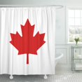 thumbnail image 1 of ABPHQTO Red Canadian Canada Maple Leaf America Autumn Calgary Celebration Cortina de ducha 160x180 cm, 1 of 1