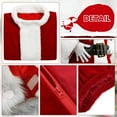 thumbnail image 6 of FEIFLY Women Christmas Theme Parties Santa Outfits Set For Adults 9 Piece For Festive Celebrations And Party Solid Color Festival Clothing, 6 of 6