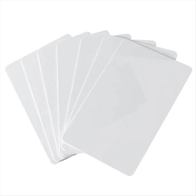 50 Tarjetas IC Blancas de 13,56 MHz, Sin Contacto, de Acceso, de Asistencia y de Proximidad, Compatibles con S50.