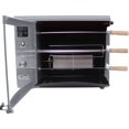 thumbnail image 5 of Brazilian Flame Brazilian Gas Rotisserie Grill with 3 Skewers in Silver, 5 of 15