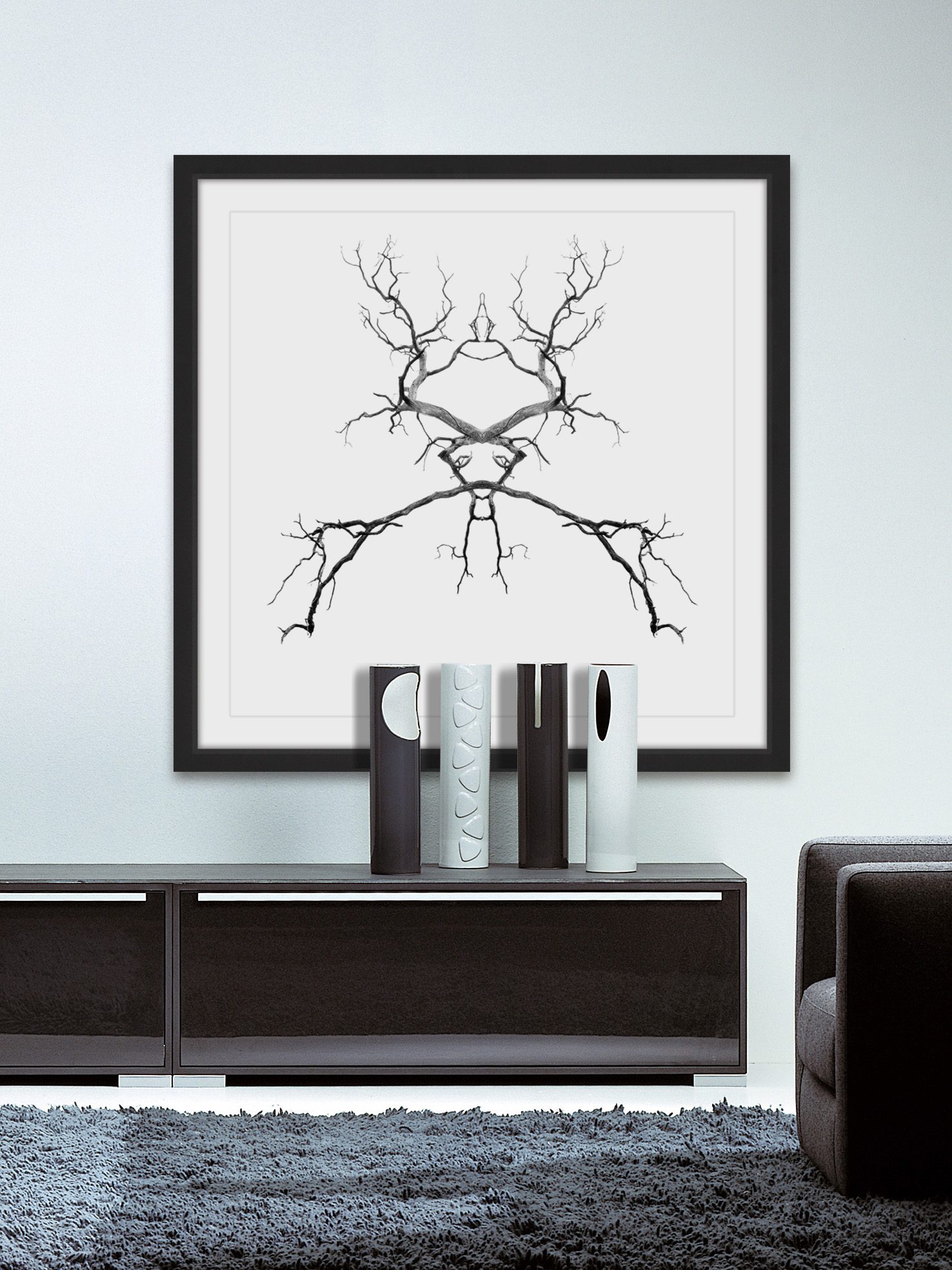 "Bare Limbs" Framed Painting Print