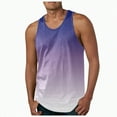 thumbnail image 3 of HCNTES Mens Tank Tops Beach Summer Sleeveless Shirts Graphic Vacation Tanks Muscle Gym Tank Top mens tank tops big and tall(M,Purple), 3 of 6