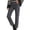 Gray, variant on Women'S Fashion Trend Casual Pants Denim Solid Color Pocket Work Wearable Waistband Pants Yellow M