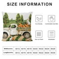 thumbnail image 5 of Nawypu  Easter Lumbar Pillow Cover Spring Farmhouse Bunny Truck Carrots Rabbit Decor Spring Outdoor Decorative Throw Cushion Case for Sofa Couch Home Bed, 5 of 5