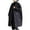 #0413-Black, variant on Pounoo Womens Warm Long Jacket Women's Warm Lightweight Quilted Down Cotton Long Sleeve Jacket Solid Color Coat