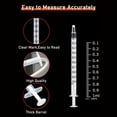 thumbnail image 2 of Dispensador oral de jeringas BSewenerte de 1 ml con tapones, 100 unidades individuales, 2 of 8