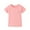 Pink, variant on ZOYOEN Girls Fashion T Shirts- Short Sleeve Cute Casual Crewneck Summer Tops Pink Size 5T-14